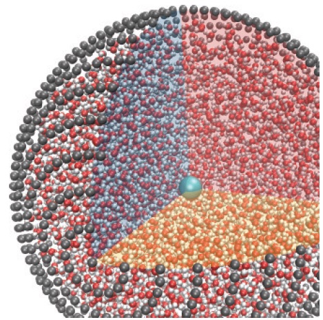 Solvation of an ion in water using Molecular Dynamics
